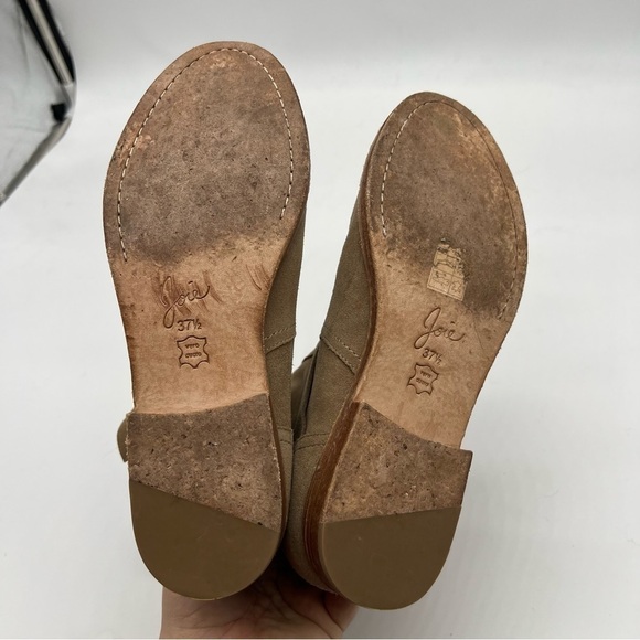 Joie Hoxton Tan Suede Strap Buckle Detail Ankle Booties
37.5 Round Toe Western - Picture 9 of 10